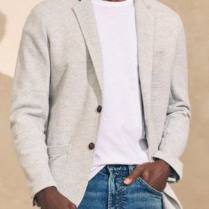 Faherty Inlet Blazer Heather Grey - S